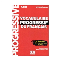 Vocabulaire Progressif  Du Francais A2 B1 - Intermediaire - 3rd +Corriges+CD