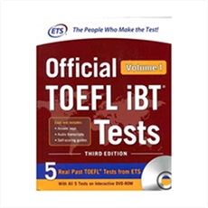 ETS Official TOEFL iBT Tests 3rd - Volume 1+ DVD