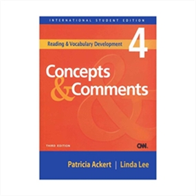 Reading & Vocabulary Development 4 Concepts and Comments