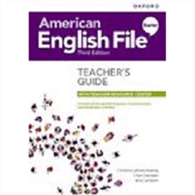 کتاب معلم American English File starter Teachers Book 3rd Edition